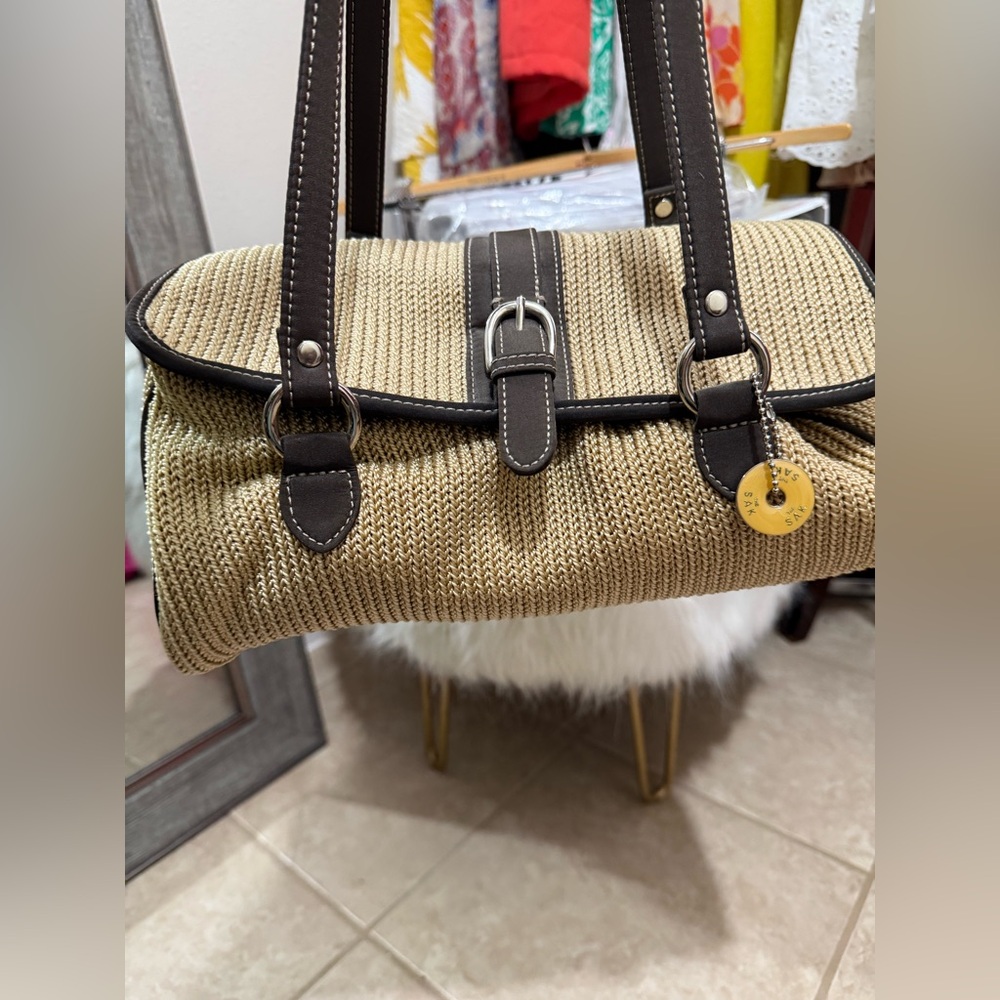 The Sak Tan and Brown Shoulder Bag